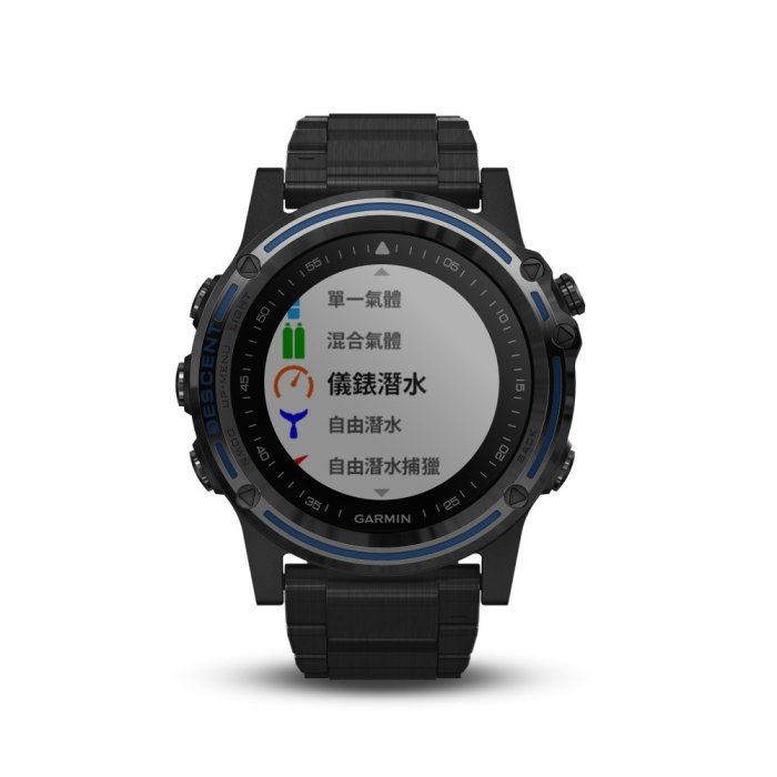 GARMIN Descent MK1 GPS潛水電腦錶-酷灰鈦金款