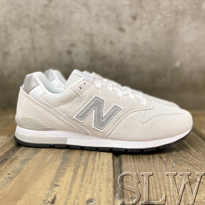 『 SLW 』CM996BT 男女 NEW BALANCE 996系列 麂皮 復古 休閒鞋 淺灰白色 28