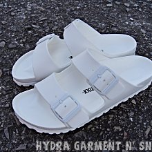 【HYDRA】日本 Birkenstock EVA ARIZONA 德國 勃肯 涼鞋 防水 橡膠 塑膠 拖鞋 白 男女鞋