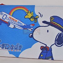 貳拾肆Basecon--日本帶回東京羽田空港限定 snoopy 史努比文具化妝品收納袋