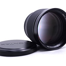 【台中青蘋果】Contax Planar 85mm f1.2 60週年 MMG 德製 二手 單眼鏡頭 #11441