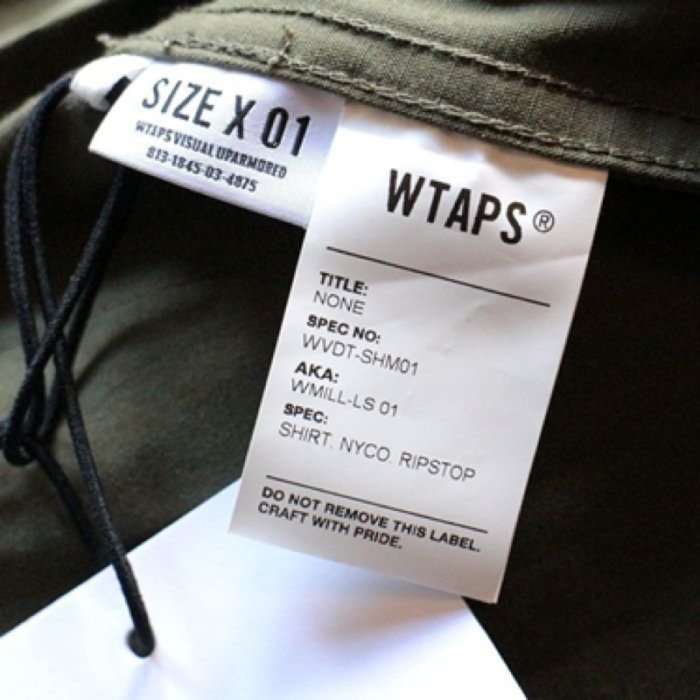 19AW Wtaps WMill LS Nyco Ripstop mill jungle 長袖襯衫薄外套軍裝黑