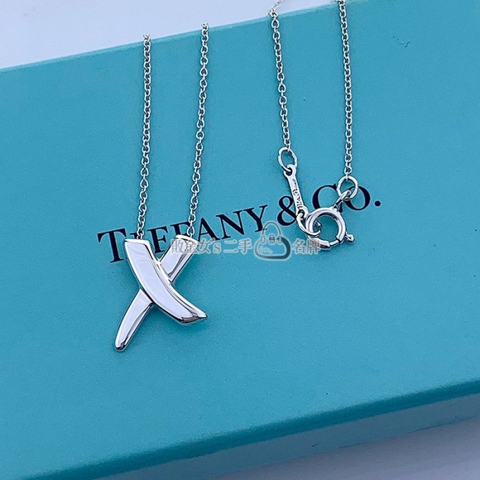 【敗金女的二手名牌】Tiffany & Co. X符號925純銀項鍊