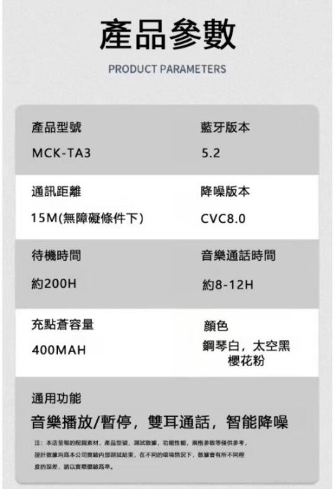 五代迷你觸控藍牙耳機 適用Phone/安卓/三星等 藍芽耳機 重低音 不閃燈 運動耳機 語音助手/彈窗/定位/雙耳通話