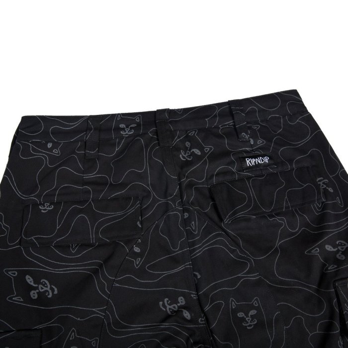 { POISON } RIPNDIP NERMAL LINE CAMO CARGO PANTS 3M反光六口袋工作軍褲