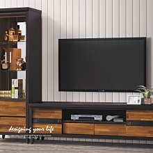 【設計私生活】霍拉8尺L型電視櫃(全館免運費)B系列123U
