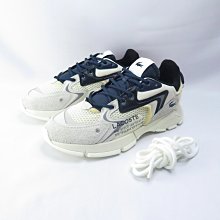 LACOSTE L003 Neo 123  買鞋送襪 男休閒鞋 45SMA00012G9 白黑【iSport愛運動】