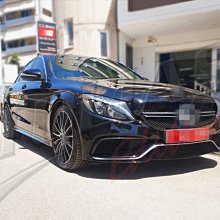 《※台灣之光※》全新 賓士 W205 AMG 前期 升級C63樣式 前保桿全配 台灣製 C200 C250 C180