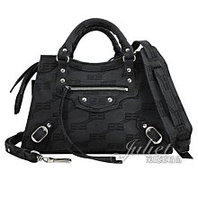 【茱麗葉精品】全新精品 BALENCIAGA 巴黎世家 696495 Neo Classic XS 緹花兩用機車包.黑 現貨