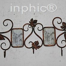 INPHIC-懷舊工藝品 美式風格鐵藝壁飾 組合相框