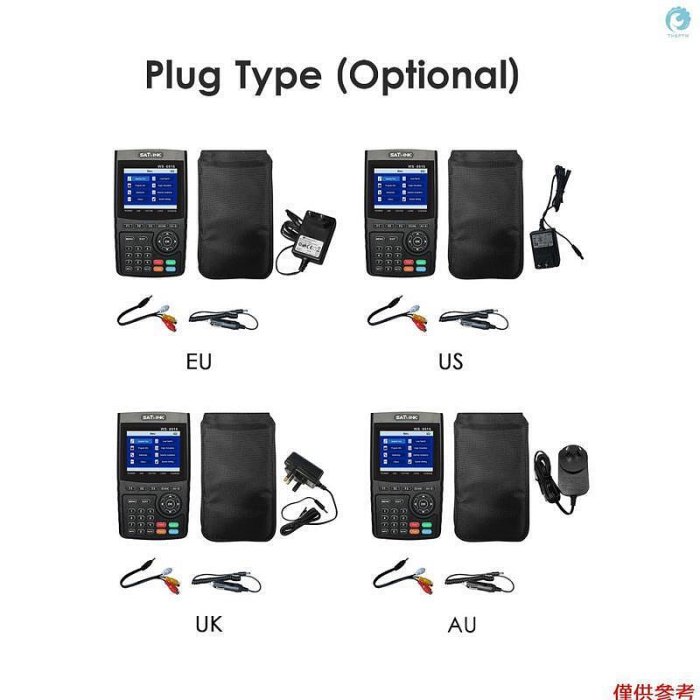 WS6916數字衛星探測儀高清數字衛星電視探測儀數字衛星信號探測儀帶便攜袋和錶帶-3C玩家