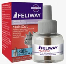 【阿肥寵物生活】FELIWAY 貓咪費洛蒙 Multicat 費利威 插電組補充瓶 多貓好朋友