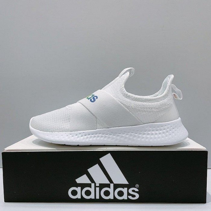 adidas PUREMOTION ADAPT 女生 白色 舒適 襪套式 繃帶鞋  舒適 運動 休閒鞋 GZ8524