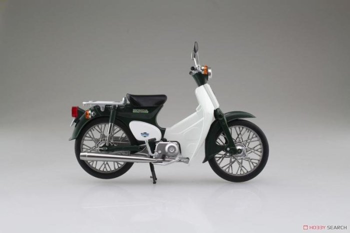 參號倉庫 青島 AOSHIMA 1/12 本田 機車 Super Cub 50 藍色 綠色兩款分售 SHF FIGMA