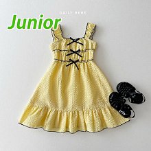 JS~JL ♥洋裝(YELLOW) DAILY BEBE-2 24夏季 DBE240430-125『韓爸有衣正韓國童裝』~預購