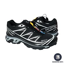 【高冠國際】現貨 SALOMON XT6 XT-6 GORE-TEX GTX 防水 黑 L47450600 黑 銀