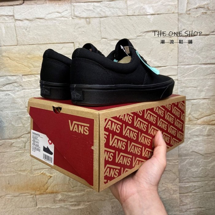 VANS Comfycush ERA Black 黑色 全黑 輕量 止滑 耐磨 帆布鞋 經典款 VN0A3WM9VND