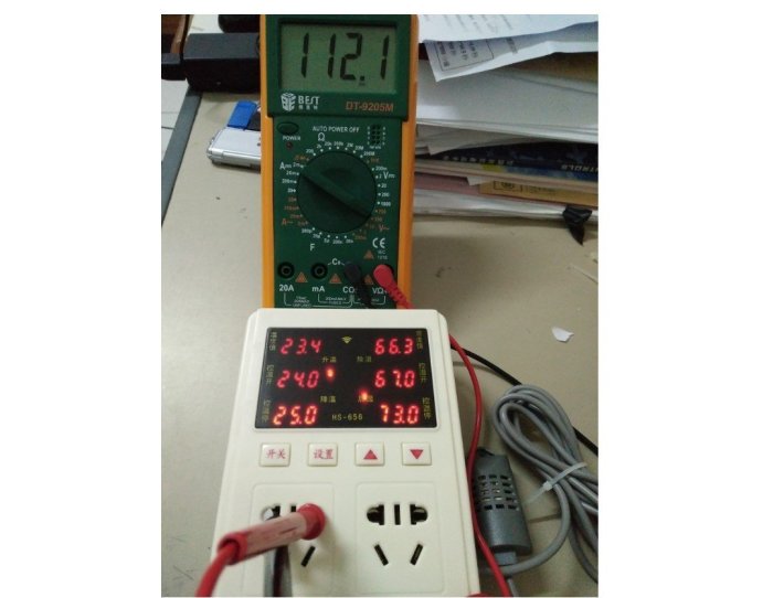 AC85~220V 插座型溫溼度控制器