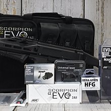 《GTS》ASG 19325 CZ Scorpion EVO 3 A1 ATEK 蠍式衝鋒槍 AEG 電槍 黑色 超值組