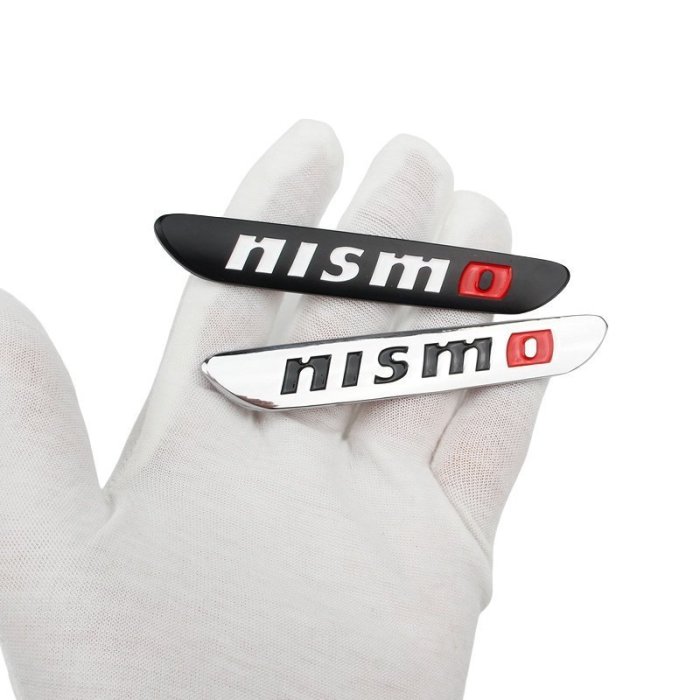 NISSAN 1 ? 適用於日產 NISMO 的 3d 金屬 NISMO 字母擋泥板標誌日產車體 / 尾巴修飾裝飾貼紙-汽車館