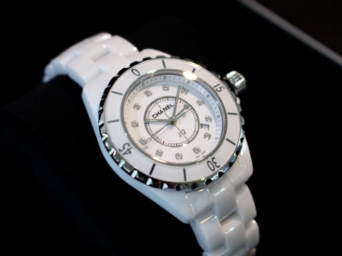CHANEL H1628 香奈兒 J12 手錶 腕錶 33mm 全新原廠真品 經典真鑽精密陶瓷錶 女錶