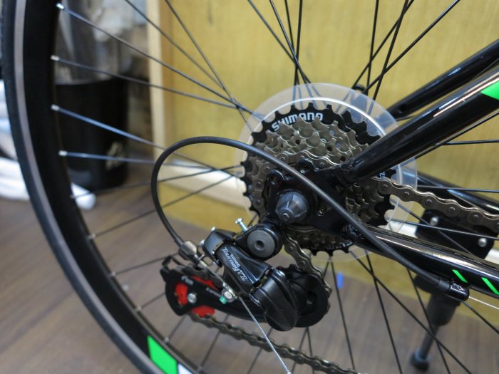 【冠鑫自行車】優世麥 USMAY RS 1.0 700c 21速 SHIMANO 彎把 公路車 跑車 黑綠色 高雄