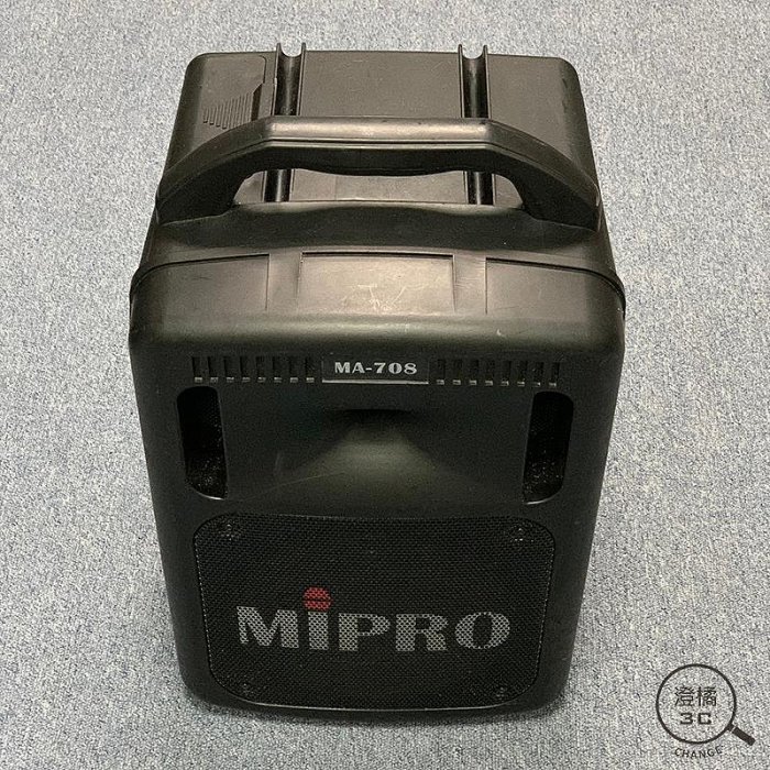 『澄橘』MIPRO MA-708 手提無線擴音機 黑 二手 無盒裝 中古《歡迎折抵 3C租借 3C出租》A65110