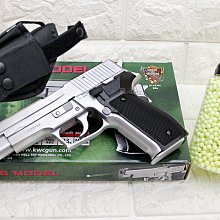 [01] KWC P226 手槍 空氣槍 銀 + 奶瓶 + 槍套 ( KA15C SIG SAUGER MK25 BB槍