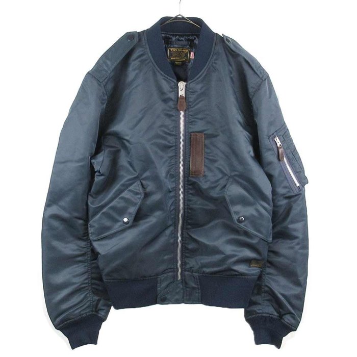 Neighborhood L-2D Jacket 飛行外套MA1 教練夾克深藍寶藍色棒球外套Mil