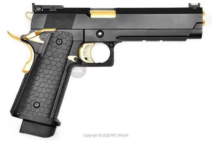 【原型軍品】全新 II Bell HI-CAPA IPSC全金屬瓦斯手槍 金色 24BEL-795