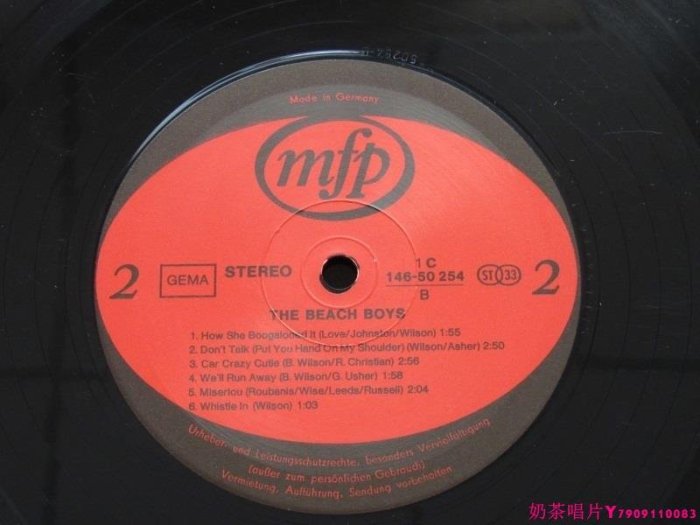 海灘男孩 The Beach Boys – The Beach Boys 黑膠唱片2LPˇ奶茶唱片