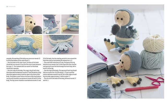 英文原版 Amigurumi Treasures by Erinna Lee手編鉤針娃娃書