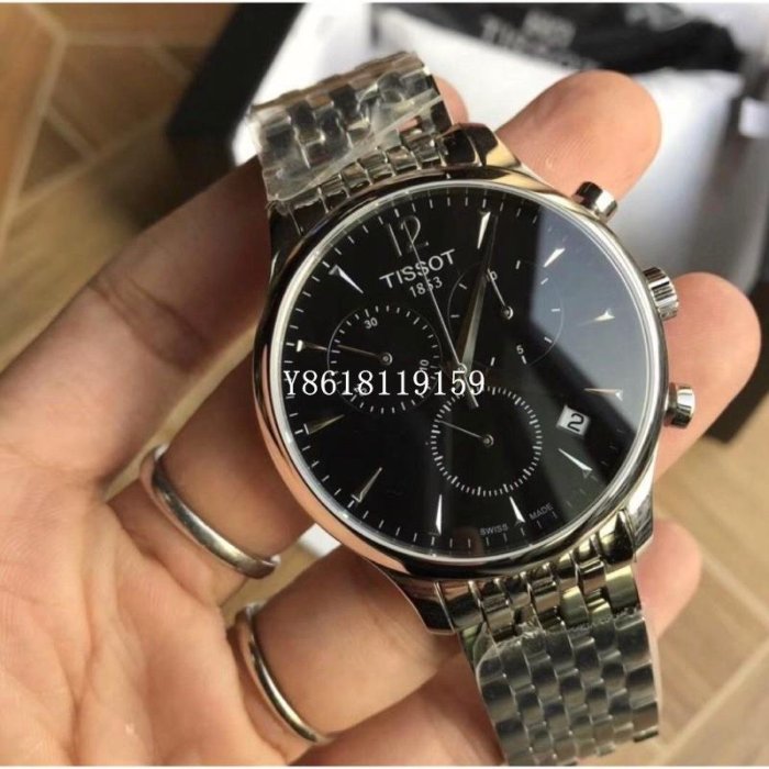 【TISSOT 天梭】極簡雅士計時腕錶(T0636171106700)