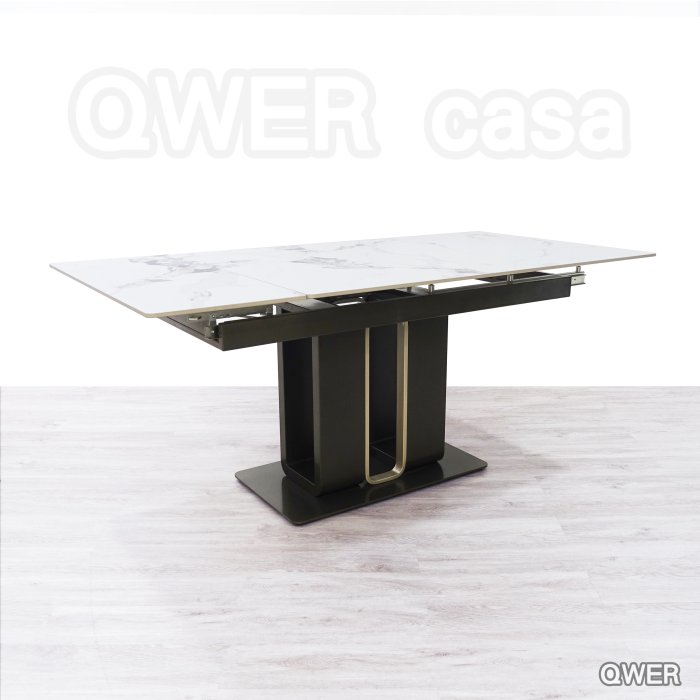 QWER CASA 訂製家具 陶板 餐桌 延伸桌 岩板伸縮桌 桌子 工作桌 會議桌 伸縮桌 陶板伸縮桌 延伸餐桌