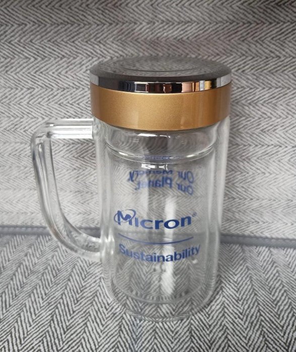 玻璃水杯含蓋 手把玻璃杯 玻璃杯 造型玻璃杯 飲料杯 梅森杯 梅森罐 梅森瓶(二手)