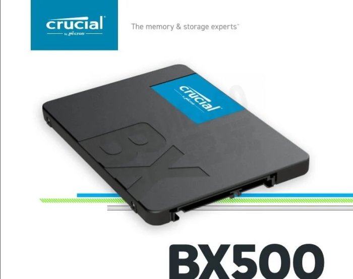 美光 MICRON CRUCIAL BX500 2.5吋 內接式硬碟 固態硬碟 SATA3 SSD 500GB 500G