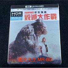 [藍光先生UHD] 毀滅大作戰 Rampage UHD + BD 雙碟鐵盒版 ( 得利公司貨 )