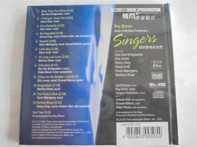 Ray Brown - Some of My Best Friends Are… Singers  **全新**Ultr