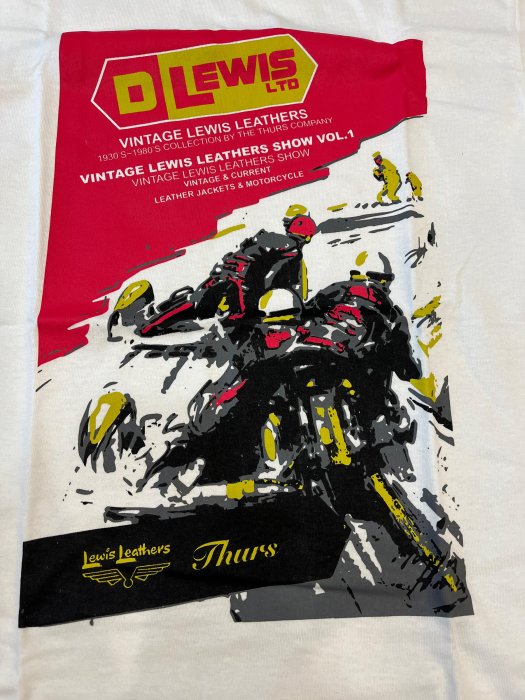 全新 收藏 THURS X Lewis Leathers Rider 騎士 T shirt