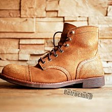 Retro CLUB【2000元起標】【二手】美國品牌 Red Wing 8083 美製 棕色 麂皮 傘兵靴 美式工作靴 W24506