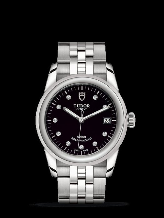 TUDOR GLAMOUR DATE 帝陀 鑲鑽 女錶