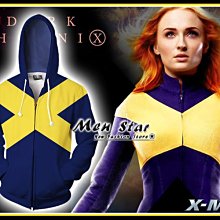 【Men Star】免運費 X戰警 黑鳳凰 新戰衣 彈力運動外套 連帽外套 漫威 X-Men Dark Phoenix