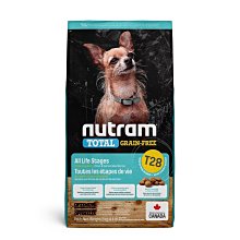 【阿肥寵物生活】免運 // 加拿大Nutram紐頓-無穀迷你犬-T28鮭魚-5.4kg／全犬齡