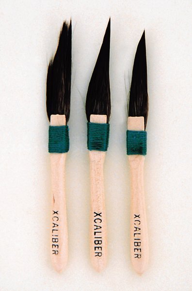 Mack Pinstripe/pinstriping X-Caliber Brush/Brushes 4 ea