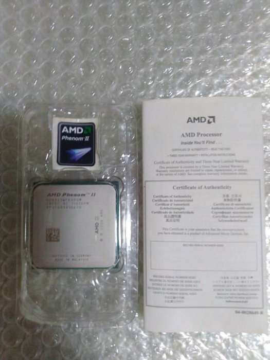 AMD Phenom II X4 945 3.0G四核心 CPU