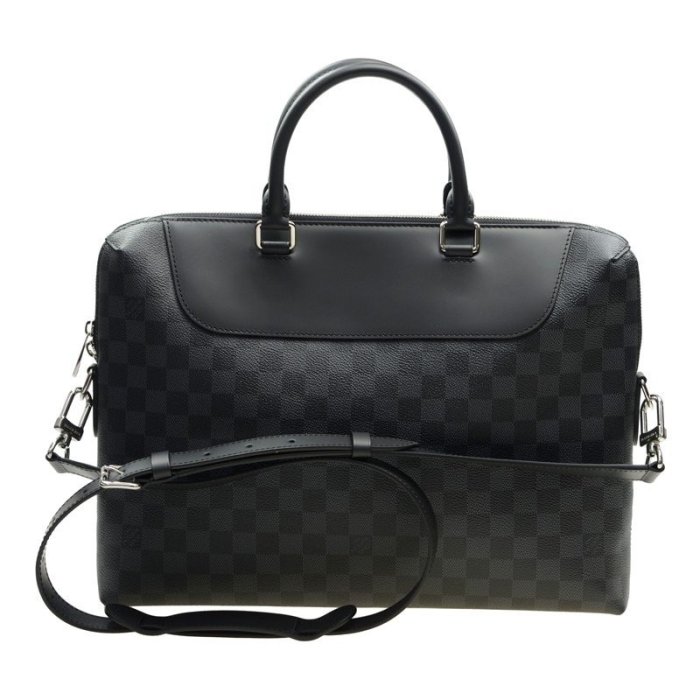 有貨可接 全新正品 LV N48260 公事包 公文包 灰黑格 Damier Graphite 附斜背帶