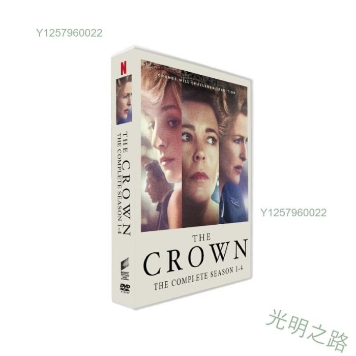 王冠 1-4合集 The Crown 16DVD 高清美劇 英文發音  F