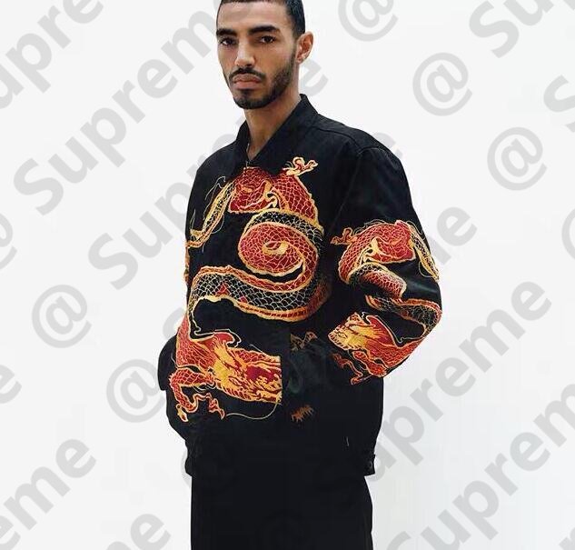 Supreme 18fw Dragon Work Jacket 龍袍刺繡夾克| Yahoo奇摩拍賣