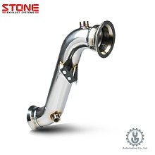 【YGAUTO】STONE巨石｜Benz C300｜De-Cat Downpipe (M274)｜排氣管