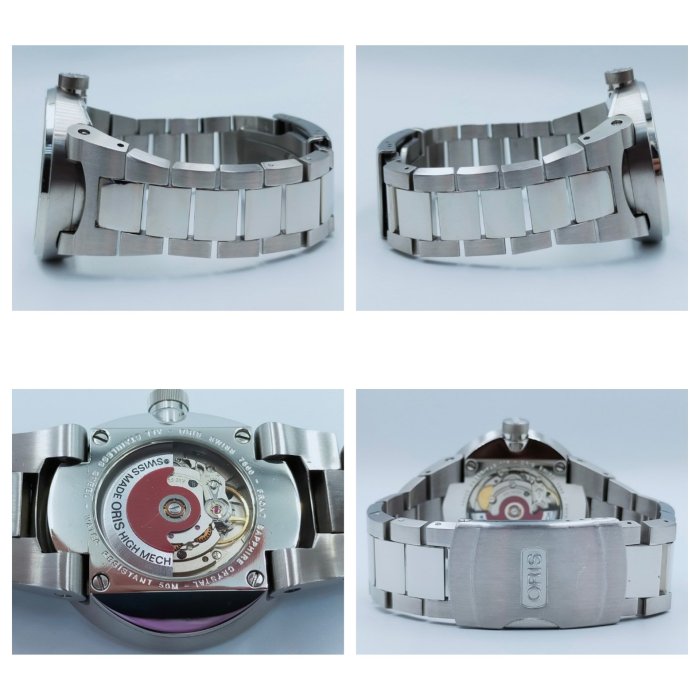 【發條盒子H7560】ORIS 豪利時 Williams F1 7560 賽車錶 黑面自動 不銹鋼鍊帶 經典男錶